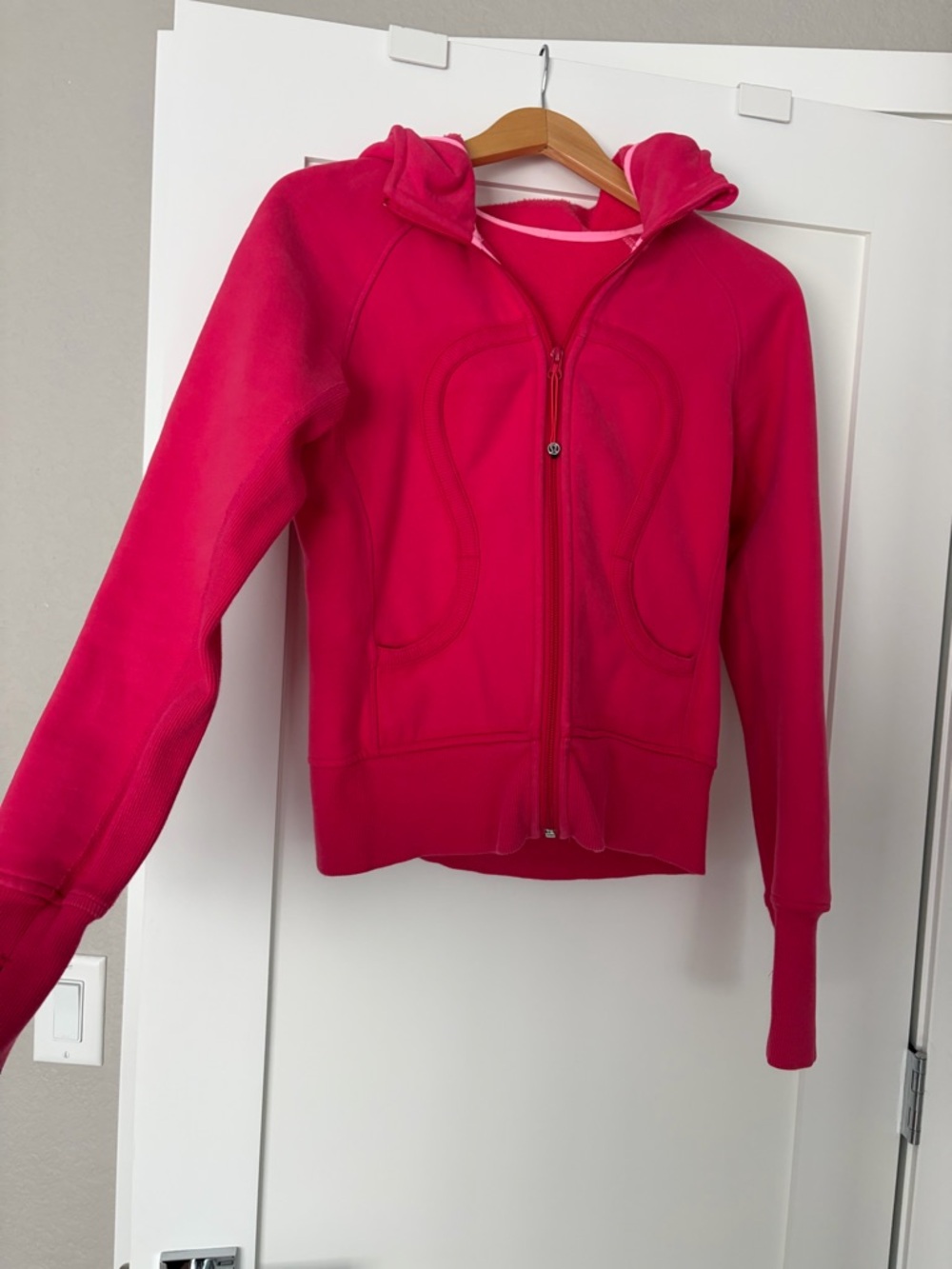Pink Zip-Up Hoodie